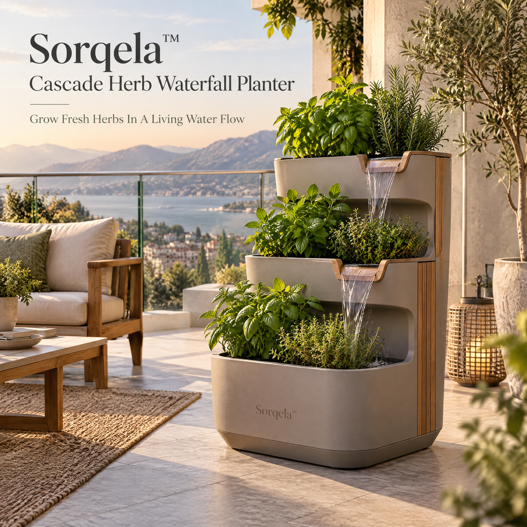 Cascade Herb Waterfall Planter