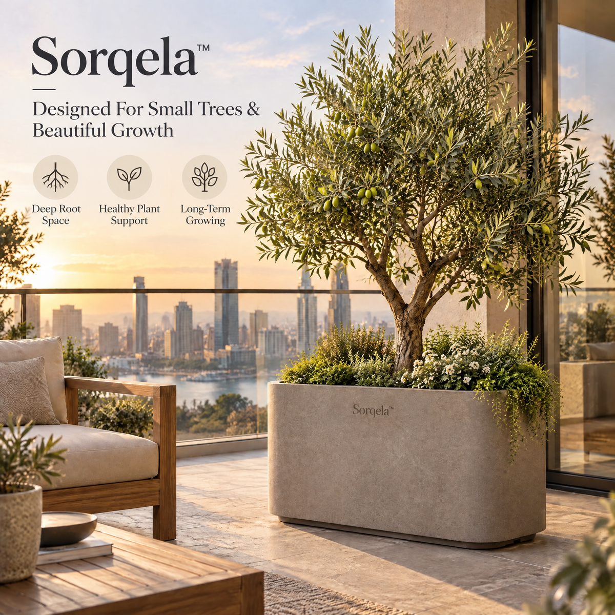UrbanRoot Balcony Tree Pot