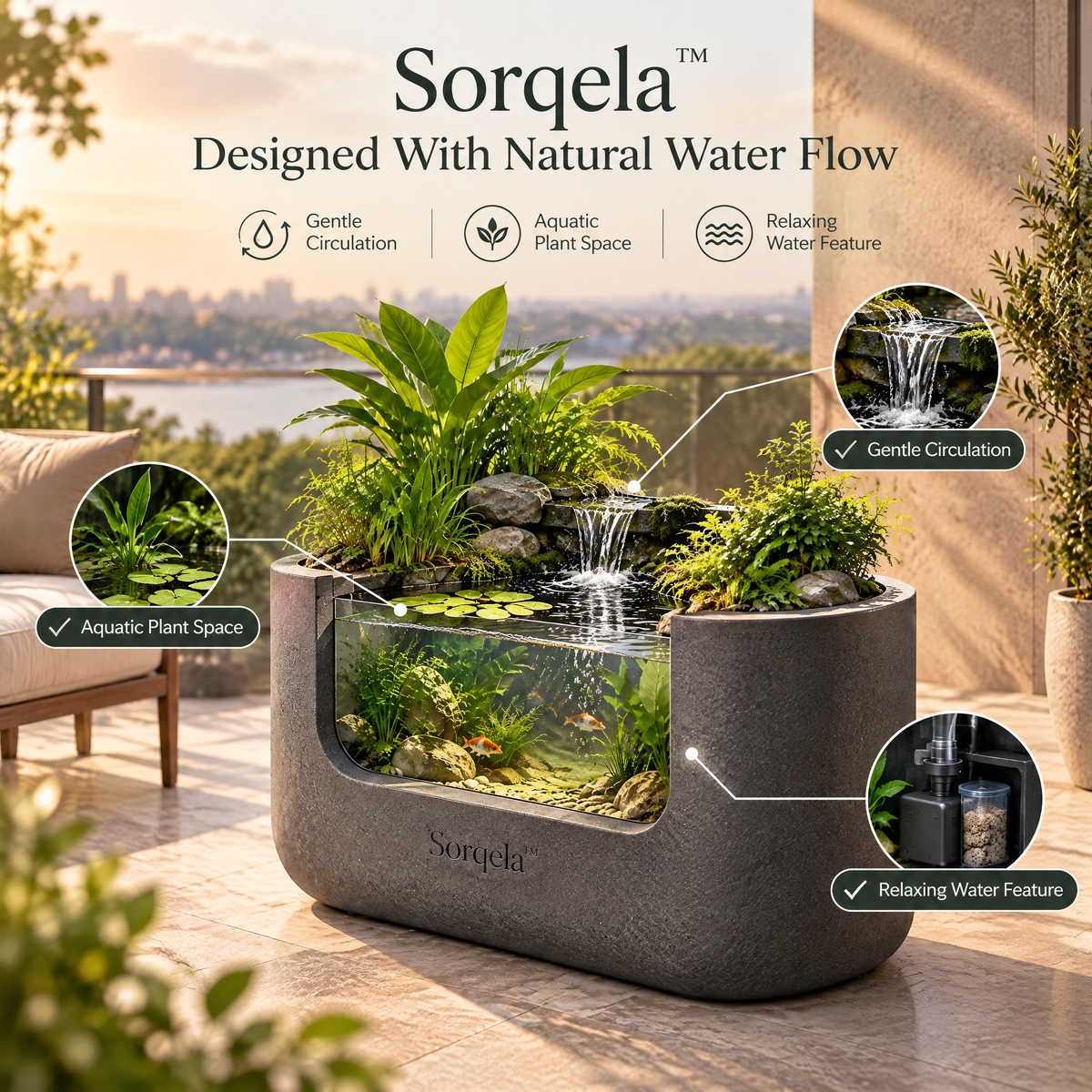 RainDrop Balcony Water Garden