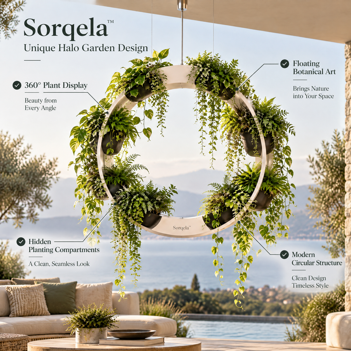 Halo Hanging Plant Circle